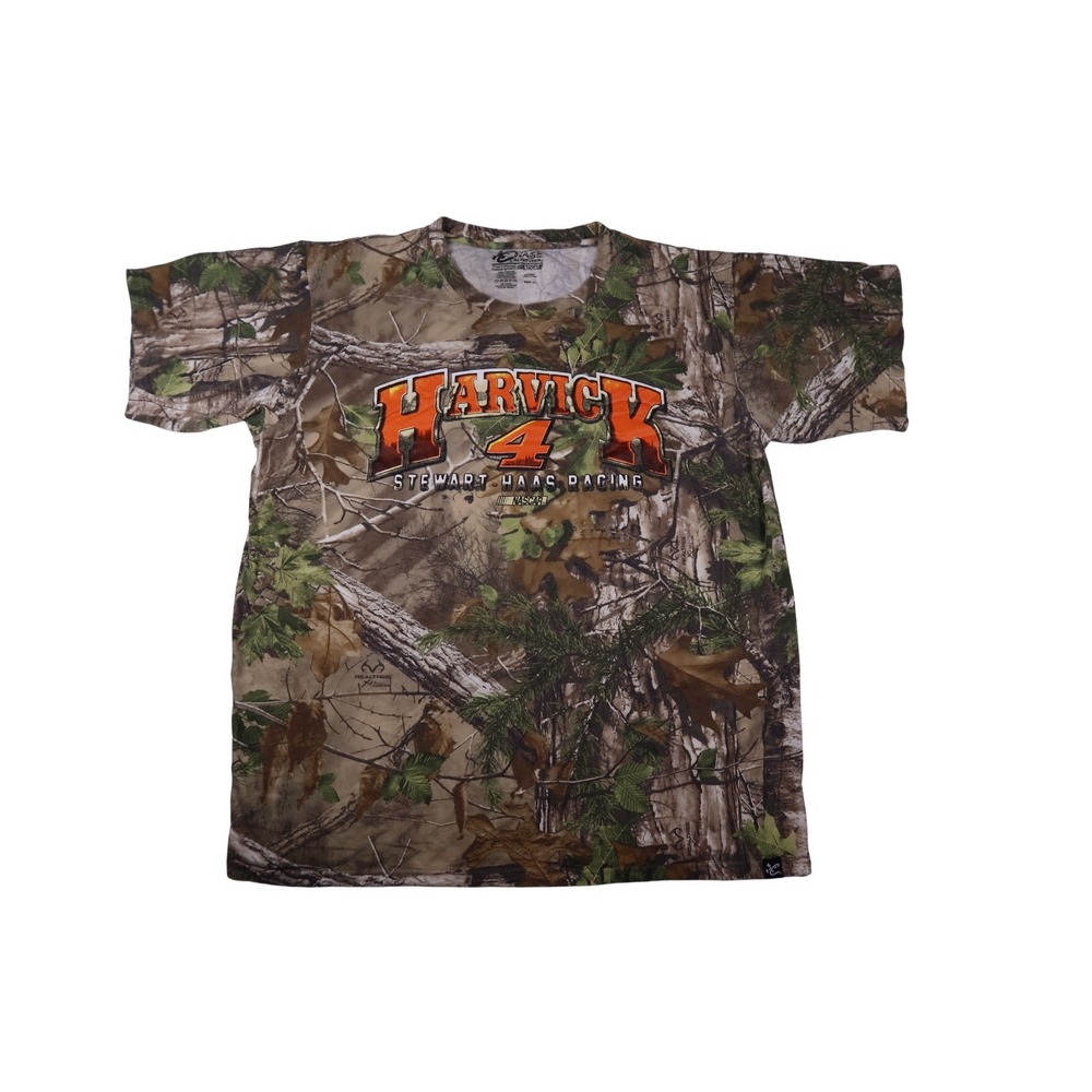 Chase Authentics Kevin Harvick 4 NASCAR Realtree Camo T-Shirt Mens XL